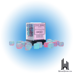 Gemini - Poly Gel Green-Pink/Blue Luminary 12mm Dice